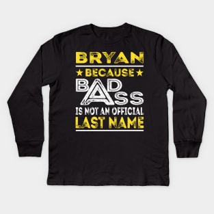 BRYAN Kids Long Sleeve T-Shirt